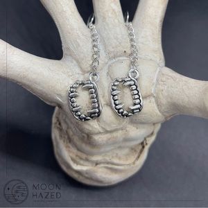 Vampire Teeth Earrings